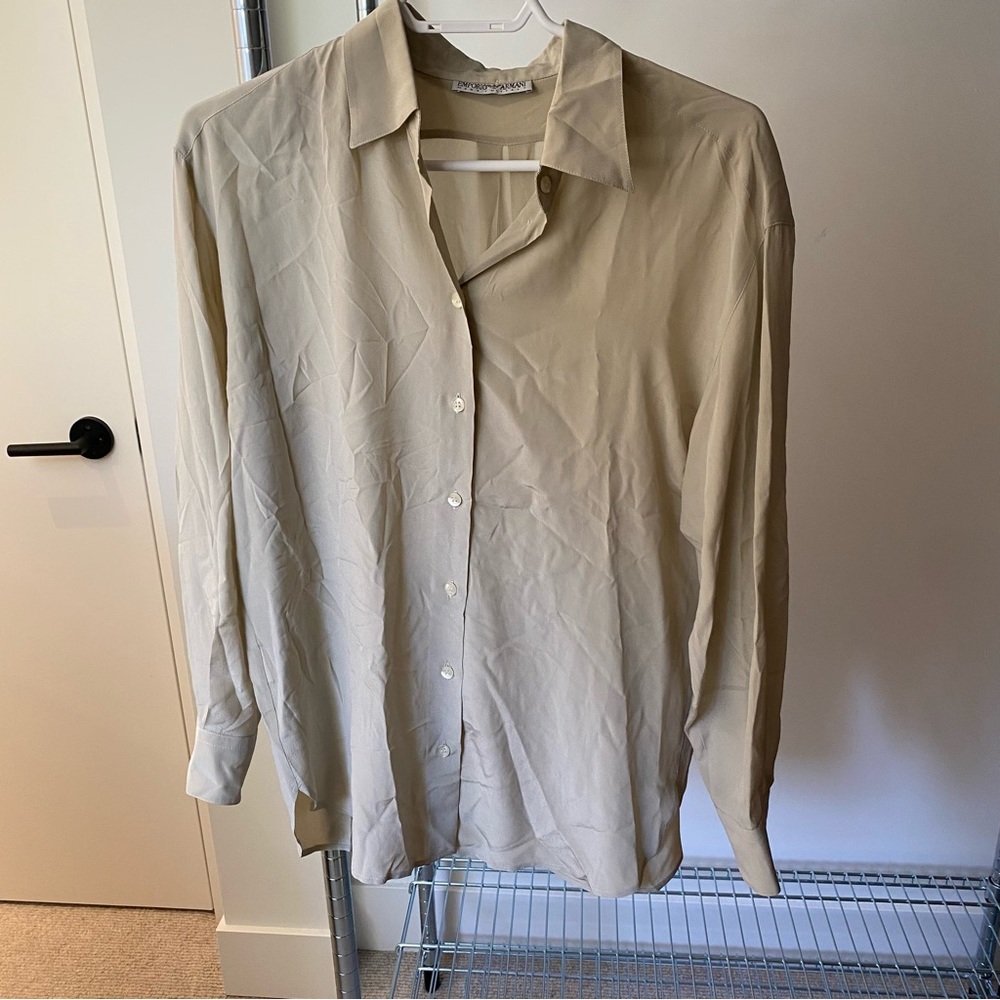 Armani silk blouse